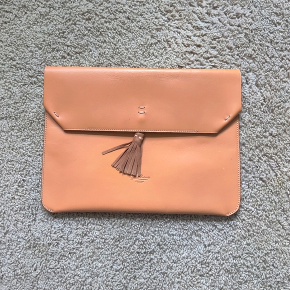 NEW Boldrini Leather Envelope Bag - Picture 1 of 8